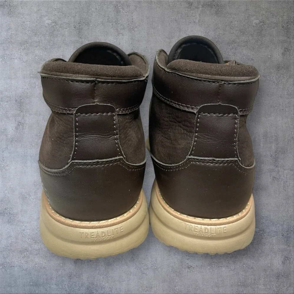 Ugg Union Chukka Brown Suede Leather Boots Mens 10‎ Waterproof Treadlite Comfort
